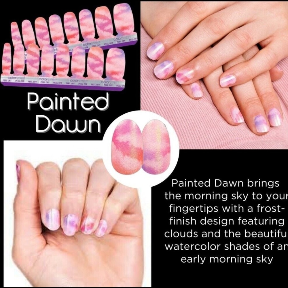 Color Street Painted Dawn RETIRED nail polish strip wraps